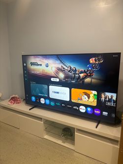 White tv stand