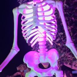 Led Chest Light With Remote For 12ft Skeleton  / Halloween Decorations
