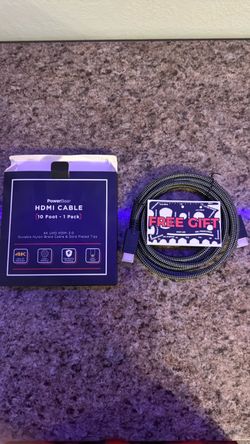 PowerBear 10 Foot 4K HDMI Cable