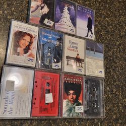 Cassettes , sold as one lot