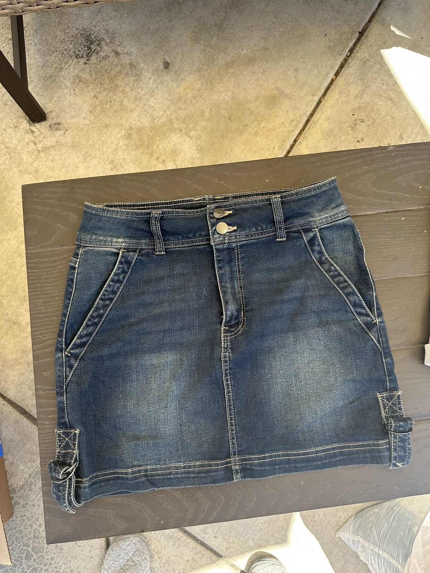 jean skirt