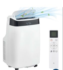 New Portable A/C 10000 BTU 3-in-1 +Remote Control, Digital Display