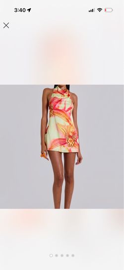 Jaded London multicoloured flower mini dress Size 4