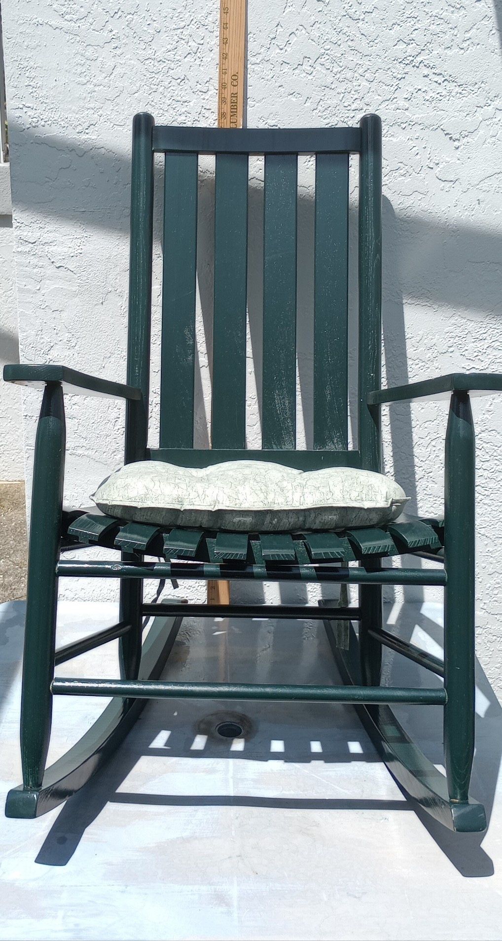 Vintage -Wooden Green Rocker-$50.00