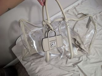 Transparent Steve Madden Duffel Bag w/ Beanie