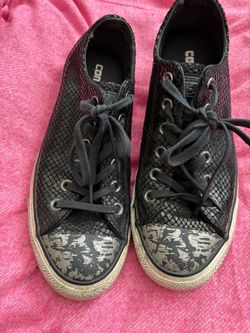 Snake Skin Converse