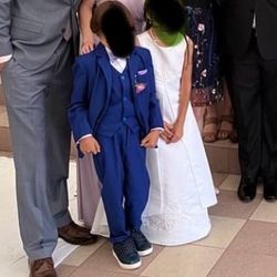 Flower Girl Dress Or Ring Boy Suit - In Excellent Condition- Coral Gables Pick Up 