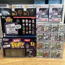 COMPLETE BITTY MULTIPACK SET NBC Disney Funko Pops W/ ALL 4 MYSTERY CHASES Movie