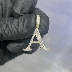 Diamond A pendant 