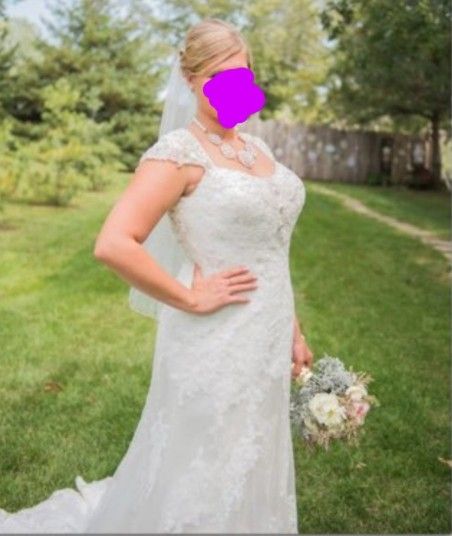 Justin Alexander wedding dress style 9733 size 20