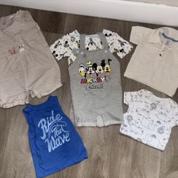 Baby Boy Clothes Bundle 18M Disney Mickey Carter’s