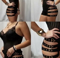 Sexy Buckle Shorts Large