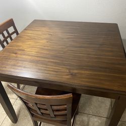 Dining Room Table + 2 Chairs - Real Wood