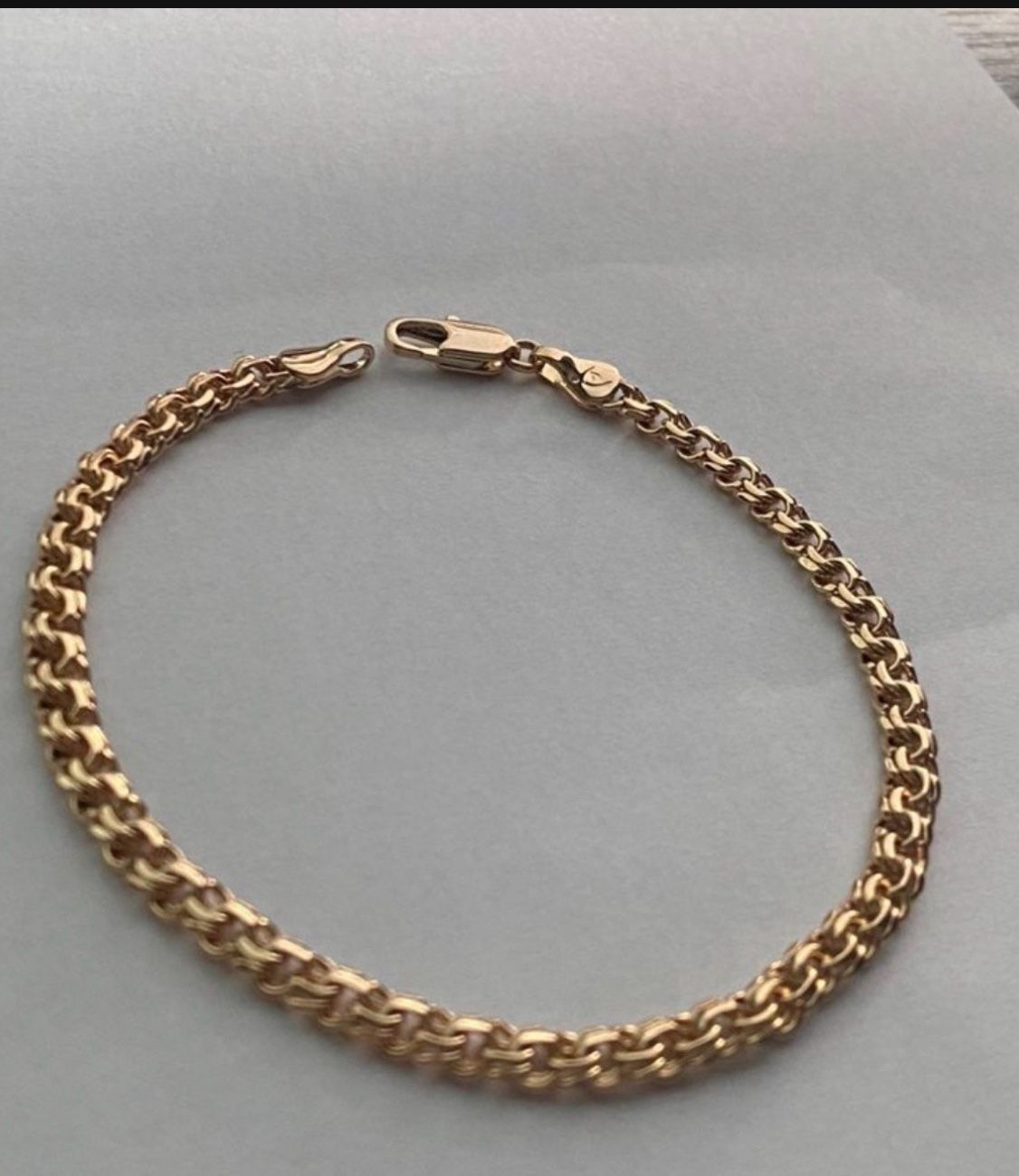 14k gold plated bracelet