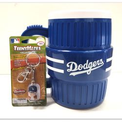 LOS ANGELES DODGERS - WATER COOLER MUG & KEYCHAIN GIFT SET