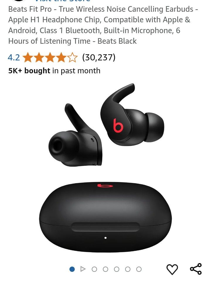 Beats Fit Pro - True Wireless Noise Cancelling Earbuds - Apple H1 Headphone Chip, Compatible with Apple & Android Read Description Before Contacting.
