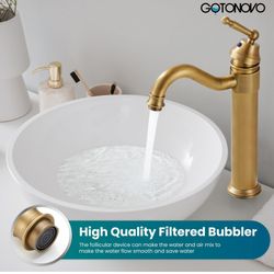 Bathroom Vessel Sink Faucet Oil Rubbed with POP UP Drain Single Lever Handle 1 Hole    A9  black& gold & Gold Bronze& chrome