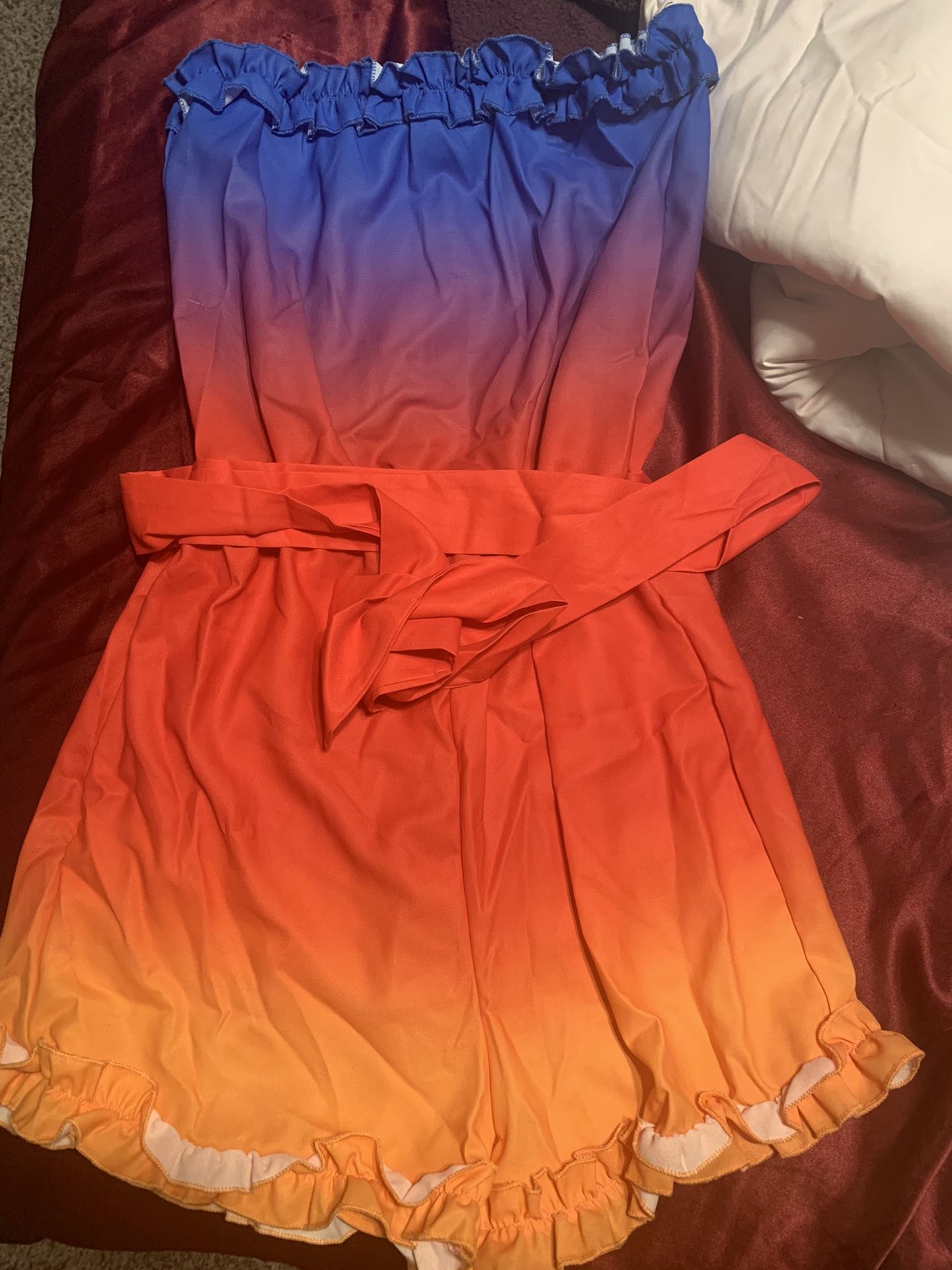 Chic Me Rainbow Romper