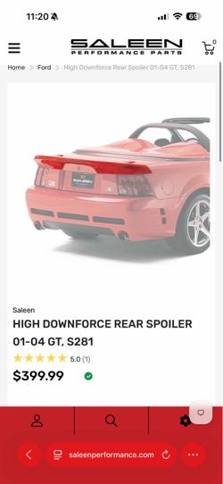 99-04 Saleen Mustang wing