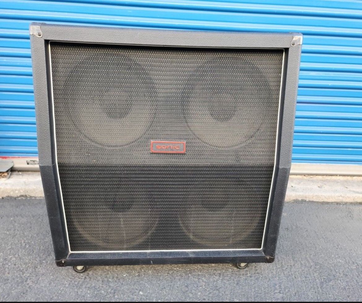 ‘80s Sonic 4X12 Speaker Cabinet Celestion Loaded
