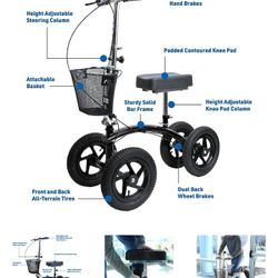 body med all-terrain knee walker, like new, works great