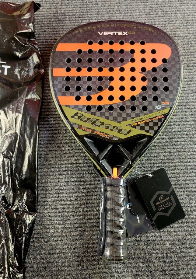 Bullpadel Vertex 03 23 Padel Racket, Pala Paddle Tennis Power 100/90 Pro