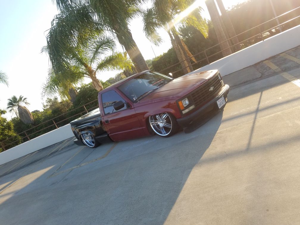 89 Chevy cheyyene obs bagged Silverado truck