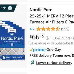  Furnace Filters Nordic Pure 