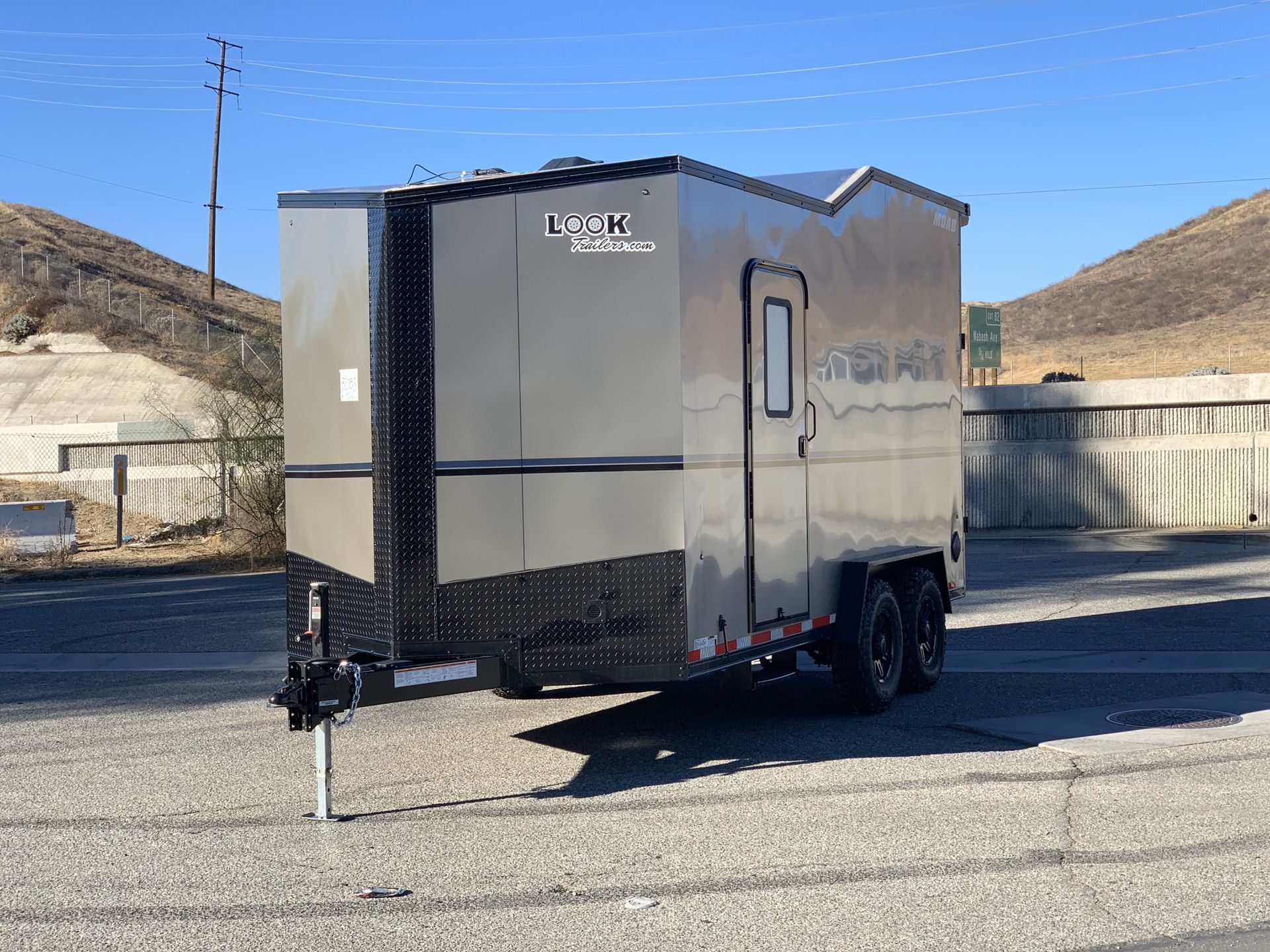 New 7.5x16 Enclosed Off- Road Look Trailer