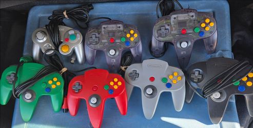 Nintendo Gamecube Nintendo 64 N64 Video Game Controllers Original Authentic