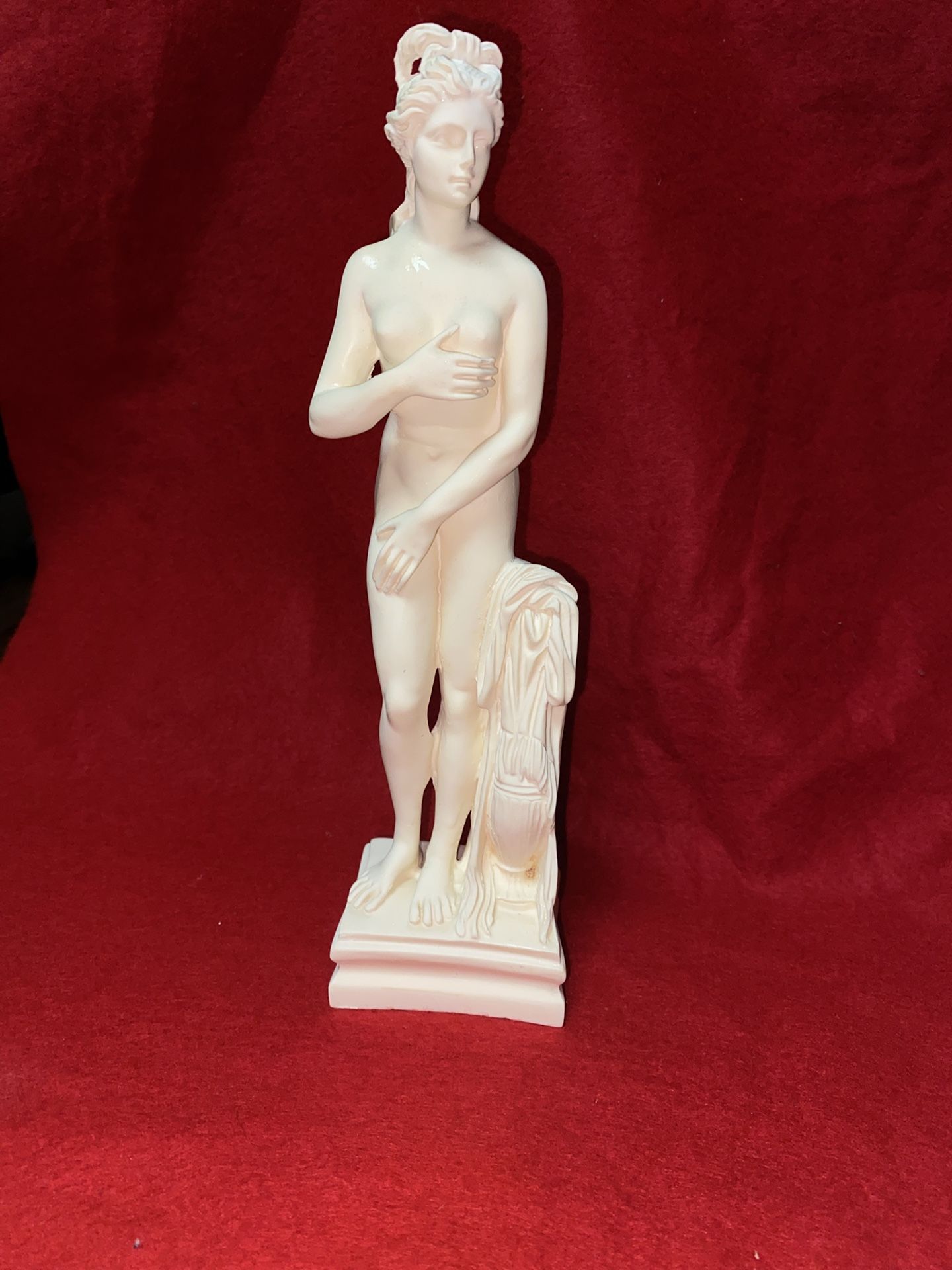 Vintage 9.5 Inch Alabaster Greek Figurine Imported From Greece (3 available)