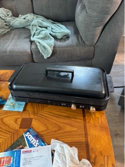 Double induction griddle