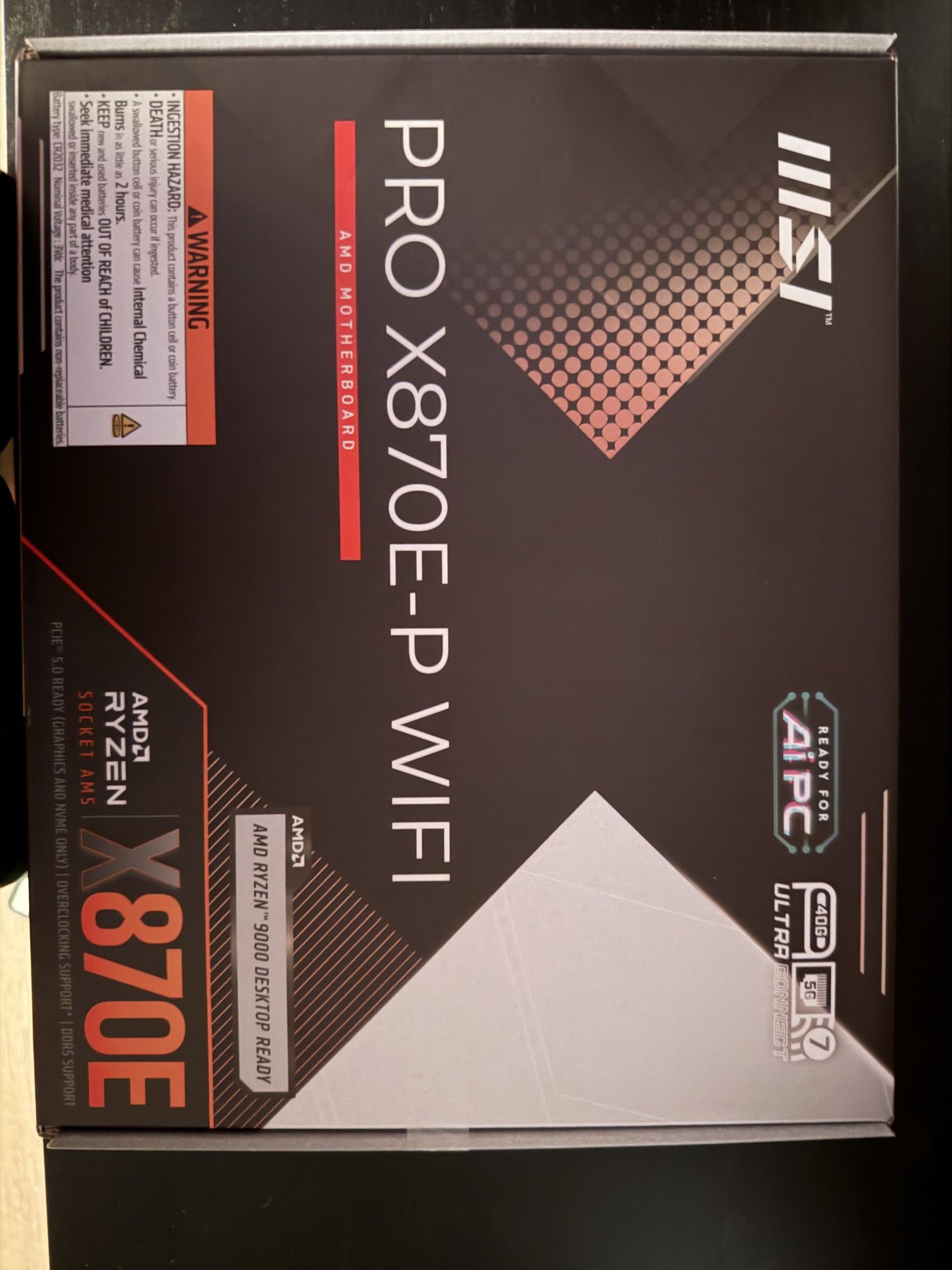 MSI X870E-P Pro WiFi Motherboard