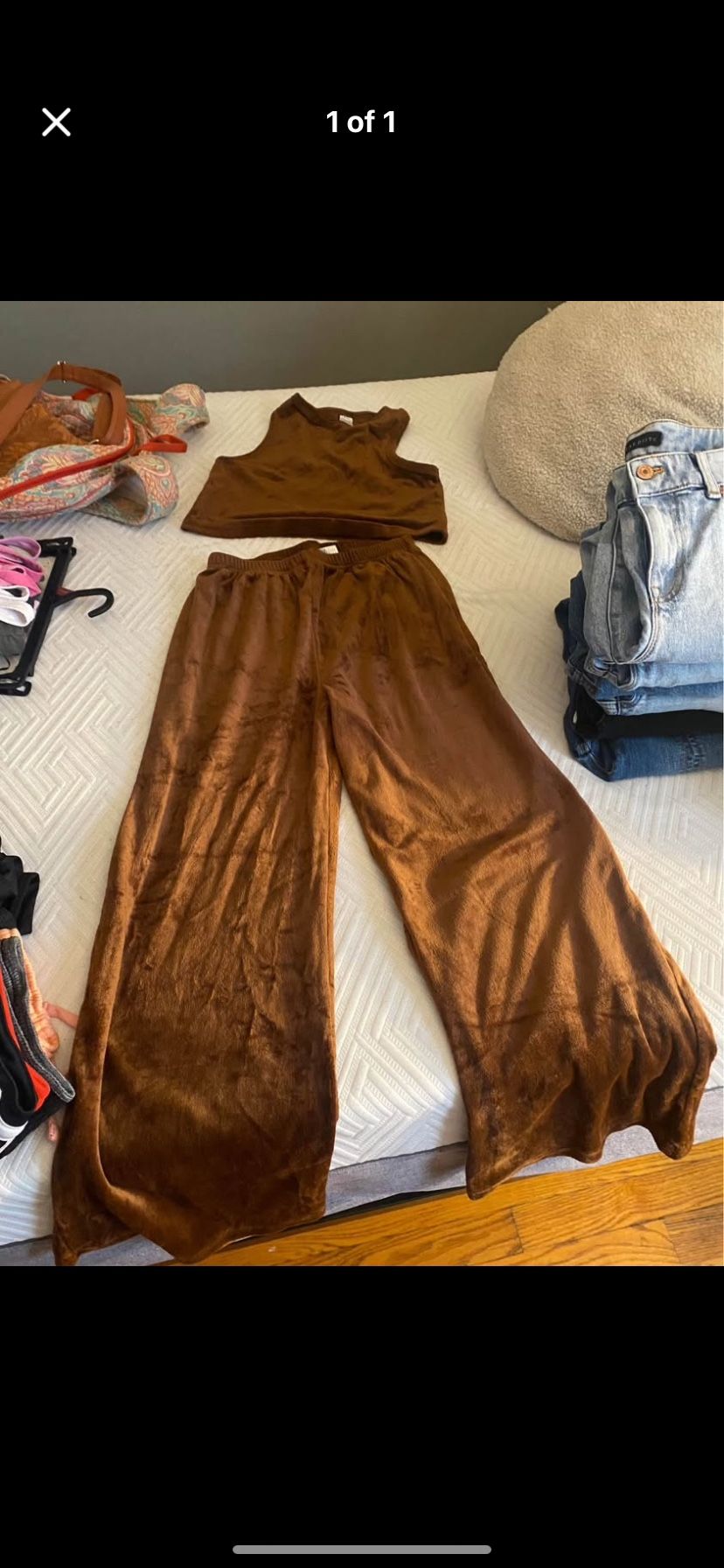 Velour Pant Set