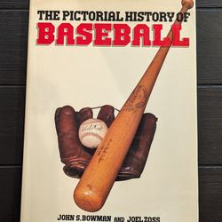 The Pictorial History Of Baseball -  Hardback Book 1986