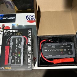 NOCO Boost HD GB70 2000A UltraSafe Jump Starter - Brand New