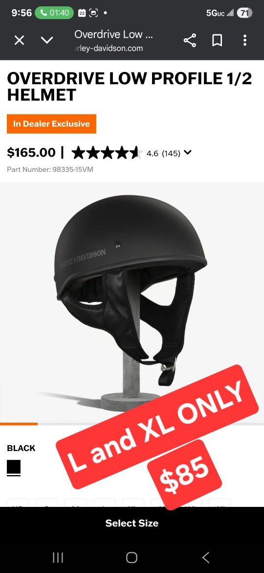 Harley Davidson Helmet 