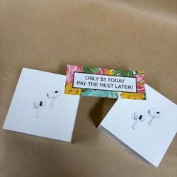 Apple Airpods Pro 2 Wireless Headphones New - Pay $1 today and pay the rest later -