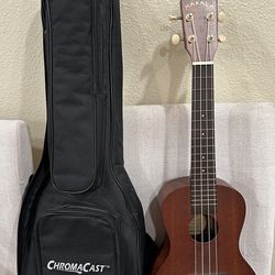 MAKALA SMALL GUITAR WITH CASE INCLUDED