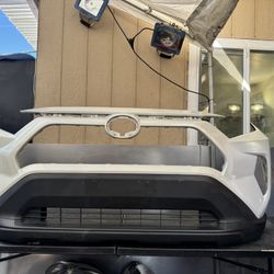 2019 2020 2021 TOYOTA RAV4 FRONT BUMPER COVER OEM USED 