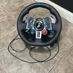 Logitech G29 Driving Force Steering Wheel + Pedals | PS5/PS4/PC
