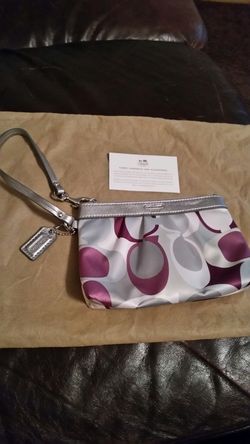 Coach wristlet