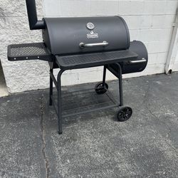 Bbq Grill Charcoal And Smoker Black 