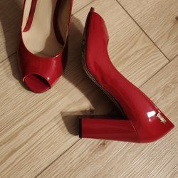 Red Heels Women Shoes Size 7