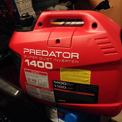 Predator Generator,Pull Start Quiet Operation.