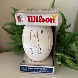 Carson Wentz Autographed Football Authentic!