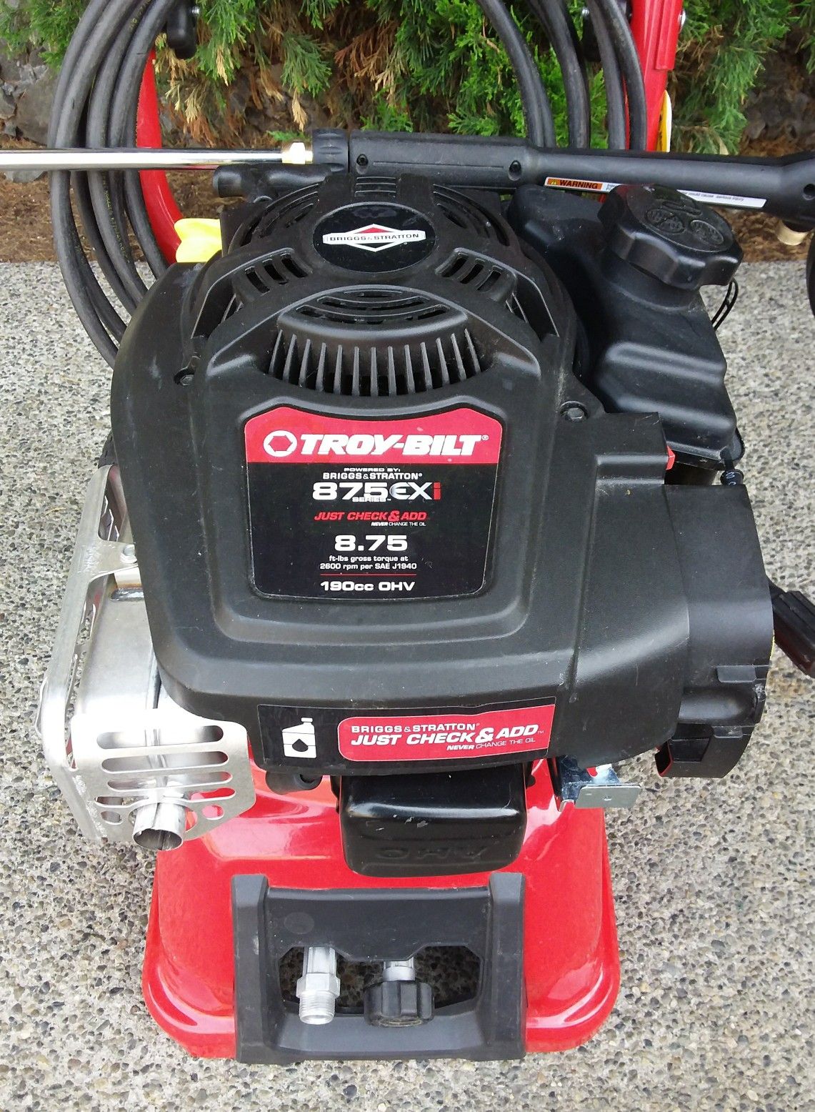 Troy Bilt Briggs Stratton 875 EXi Series 190cc Pressure Washer