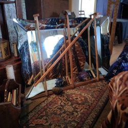 Large 1920's Antique Mirror