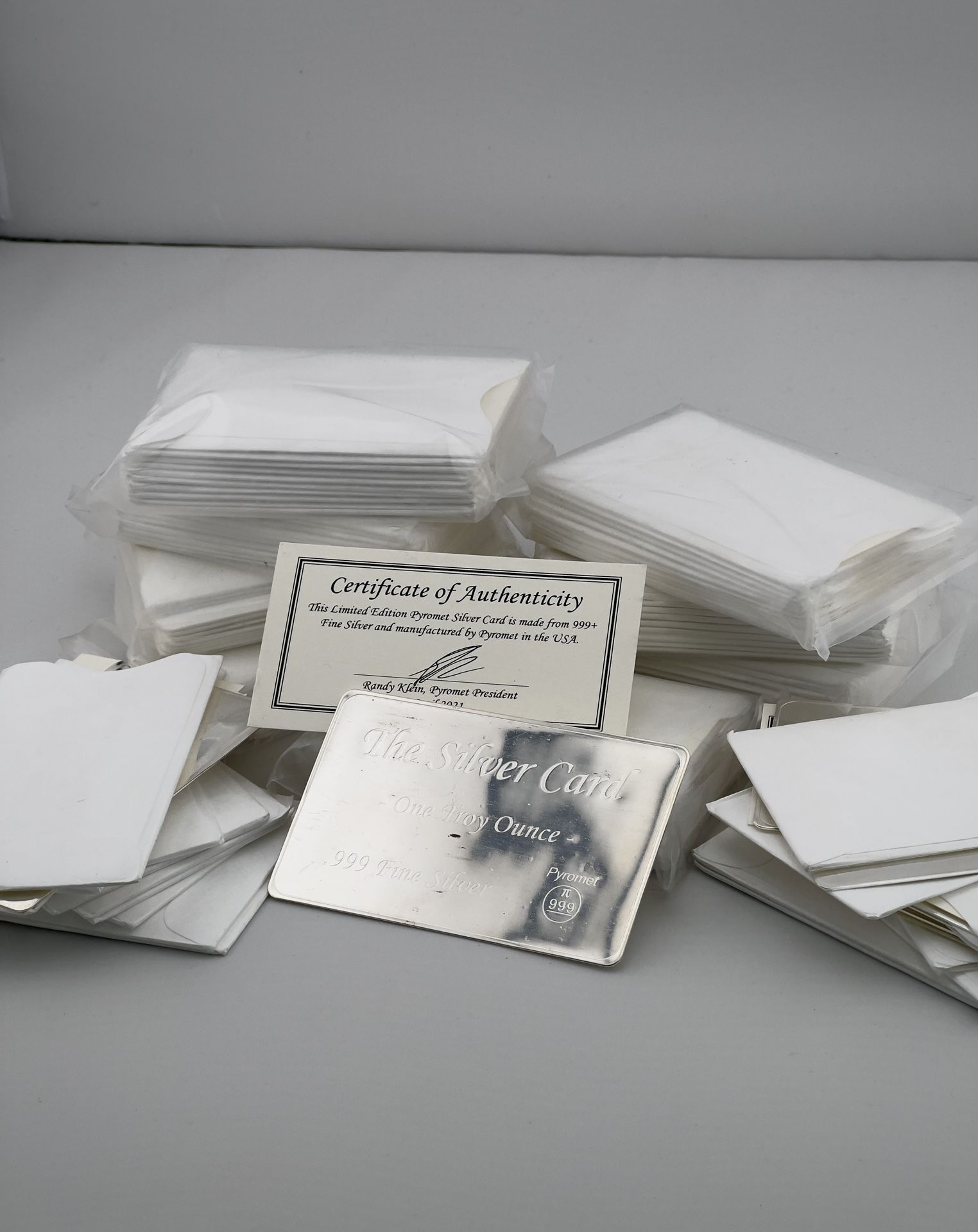 .999 Silver 1ozt Pyromet Cards