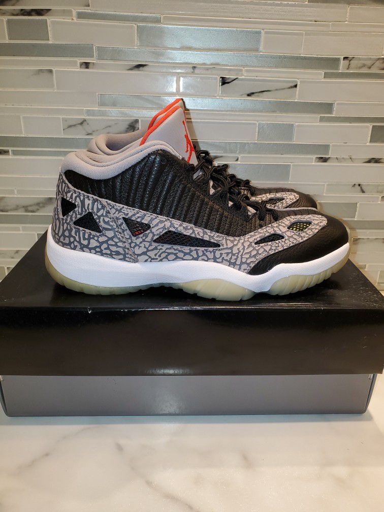 Air Jordan Retro 11 IE Black Cement Edition.  Size 8.5 Men's 